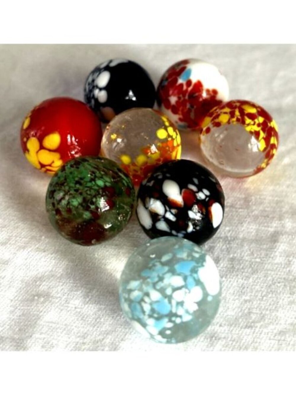 House Of Marbles Shooter Marbles UV Glows 6mm Lot of 8